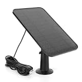 4W 5V Solar Panel Waterproof Solar Charging Panel 360° Adjustable Mount 2000mAh Rechargeable Battery with 4m Charging Cable&Rubber Plug for Blink Outdoor 4(4th Gen)
