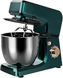 1800w Stand Mixer, 10l Electric Dough Mixer For Baking, Powerful Food Blender With Bowl, Ideal For Home Chefs, Versatile Cake And Bread Kneading, Green