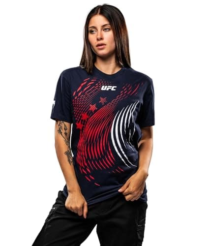 Venum Men's Official UFC Freedom 250 Fight Night Replica T-Shirt - Navy - Medium