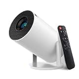 Mini Projector with WiFi and Bluetooth, Built-in App,1080P 4k Supported Portable Movie Projector, 130" Display Home Theater Video Projector, Compatible with TV Stick, HDMI, USB, Smartphone, and Laptop