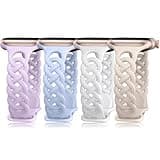 TOYOUTHS 4 Pack Braided Silicone Bands Compatible with Apple Watch Bands 42/41/40/38mm Women, Celtic Slim Thin Lace Sport Breathable Strap for iWatch Series 11/10/9/8/7/6/5/4/SE 3/2/1
