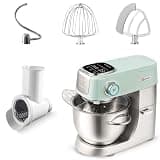 Hauswirt Stand Mixer M5 Lake Green + Slicer Shredder Attachment Bundle