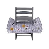 Food Catcher Compatible with Stokke Tripp Trapp High Chairs, Baby & Toddler High Chair Food Catcher, Waterproof Under High Chair Accessory Essentials, Not Included Highchair (Grey)