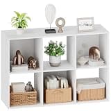 Sweetcrispy 6 Cube Storage Organizer, Stackable Modular Bookcase Shelf