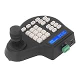 YDuupxe PTZ Controller Keyboard with 2D Joystick and LCD Display RS485 Bus Interface Less Than 5W Power for Dome Camera Control in Security Rooms Monitoring Desks