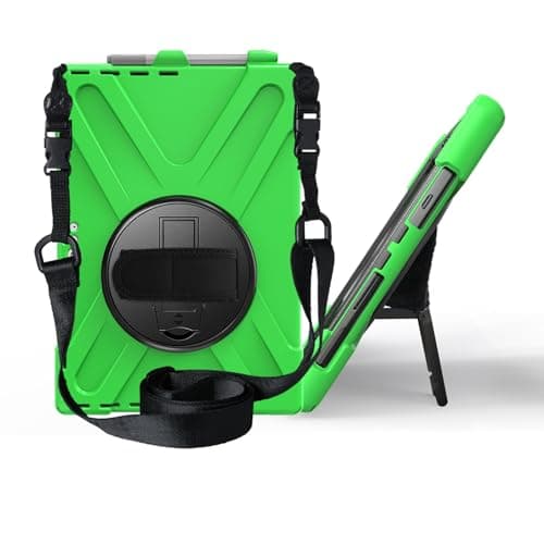 Anti-yellowing tablet cover Compatible with Microsoft Surface Pro 7/Pro 6/Pro 5/Pro 4/Pro 7+ Case, Heavy Duty Rugged Shockproof Drop Protection Case with Pen Holder,Shoulder Strap Protective Cover Com