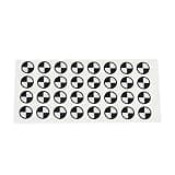 Inner 9 Outer 12mm 3D Scanner Magnetic Positioning Targets, Difffuse Reflection 3D Markers for Industrial and Consumer 3D Scanner for Complex Details(Inner 9 Outer 12mm(500))