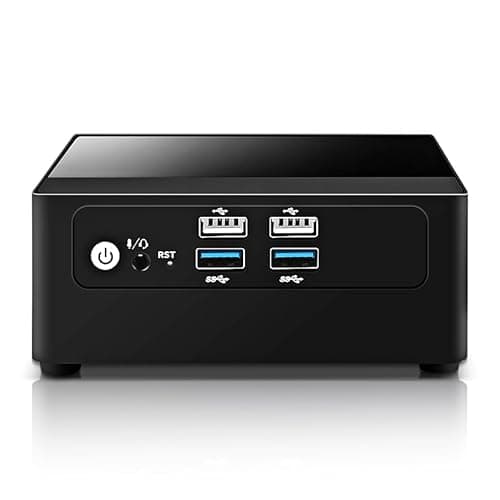 oaknode Mini PC 12th Gen Core i5-1235U (10C/12T,up to 4.4GHz) DDR4 RAM M.2 2280 PCle 4.0x4 SSD,4K Dual Screen Display/WiFi6/BT5.2/USB3.2/Dual Gigabit LAN