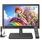 12.5inch small Portable TV,Essential for Bedroom/Kitchen/Camping,Support HDMI/USB input,Built-in speakers,lightweight and easy to carry,Suitable for small spaces(NO with WiFi/Bluetooth/Satellite)