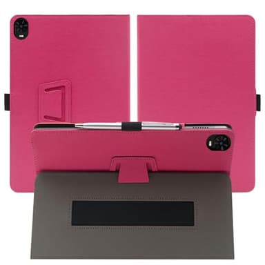 Sozengba for TCL TAB 10 NXTPAPER 5G 10.4 Inch Tablet Case,PU Leather Slim Cover Soft Back Shell Folding Multi-Viewing Angles Stand for TCL TAB 10 NXTPAPER 5G 10.4 Inch Model 9199S Tablet (Pink)