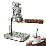 TBLOTYD Pneumatic Espresso Machine, Portable Manual Coffee Maker, Variable Pressure 1-16 Bar, Stainless Steel, For Home Or Camping, No Preheating Needed