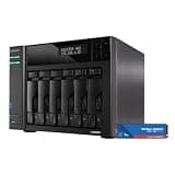 Asustor Lockerstor 6 Gen2 AS6706T with 1 x 1TB SSD (WDS100T5B0E) - 6 Bay NAS, Quad-Core 2.0 GHz CPU, 4X M.2 NVMe Slots, Dual 2.5GbE, Upgradable to 10GbE, 8GB DDR4 RAM, Network Attached Storage
