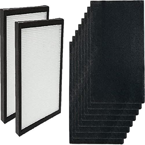 HEPA Carbon Filter for Oreck Airvantage WK10002QPC WK10052QPC Air Purifier 2 Pk