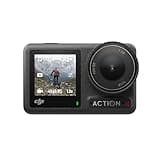 DJI Osmo Action 4 Standard Combo, Waterproof Action Camera with 1/1.3" Sensor, 4K/120fps Video, Stunning Low-Light Imaging, 10-bit & D-Log M Color Performance, Long-Lasting 160 Mins, Vlogging Camera