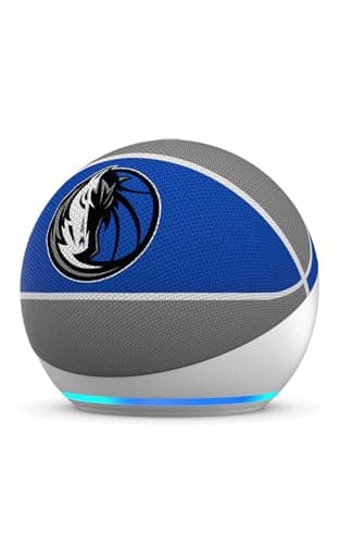 Amazon Echo Dot (newest model) | Officially Licensed NBA Limited-Edition | Dallas Mavericks