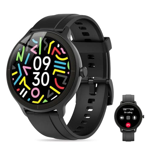 jevesen Smart Watch for Women, 1.27" HD Fitness Tracker with Sleep Monitor & 100+ Sports Modes, Bluetooth Calling & AI Voice Assistant, IP68 Waterproof, Compatible with Android & iOS