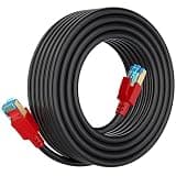 AOPOCKAN TECH Cat 8 Ethernet Cable 50 ft, Shielded RJ45 Network LAN Cable