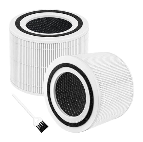 2 Pack Core 300 Replacement Filter Compatible for LEVOIT Core 300 and Core 300S Air Purifier, H13 True HEPA Replacement Filter