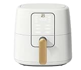 6 Qt Air Fryer with Rapid Air Circulation, Ceramic Nonstick Coating, Digital Touchscreen, Goes Well With Drew Barrymore Collection (White)