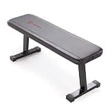 Marcy Flat Utility 600 lbs Capacity Weight Bench for Weight Training and Ab Exercises SB-315 , Black