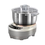 Dough Mixer with Ferment Function, Stainless Steel Electric Household Dough Maker, Large Capacity 5L Stand Mixer