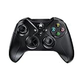 Xexvyrin Wireless for X-Box Controller, Compatible with X-box One X|S, Series PC, Edition Custom Controller 6-Axis Motion Control 3.5mm Audio Jack Dual Vibration Macro Function Turbo（pure black）