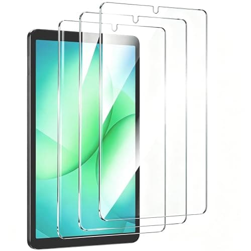 Juvraixo 3 Pack Screen Protector for Samsung Galaxy Tab A11 Plus / A11+ / A9 Plus/A9+ 5G 11-Inch 2025/2023,Tempered Glass Film, Case Friendly HD Clear