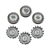 3PCS Universal Electric Shaver Replacement Blade Heads, Razor Shaving Accessory, Silver