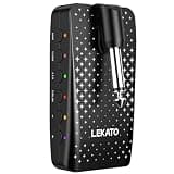 Guitar Headphone Amp, LEKATO Headphones Amplifier for Electric Guitar and Bass, Features 28 Drum Grooves, 14 Effects, 14 Amp Models, Built-in Bluetooth Streaming, OTG Recording, USB Rechargeable