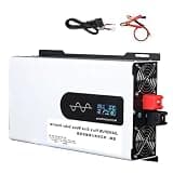 FRANREADER Inverter Charger 5000w - Dc 12v/24v/48v to 110v/220v Ac Split Phase, Pure Sine Wave, Parallel Inverter for Home Energy Storage Solutions 48V