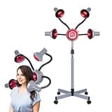 5 Heads Infrared Hair Heating Lamp w/Stand for Salon Home Hair Care