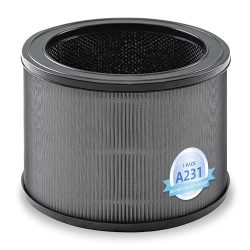 A231 A230 Air Purifier Replacement Filter Compatible with Winix A231,A230,Size O, 1712-0100-00 Air Cleaner. 3-in-1 Filter(1pack)