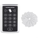 Control System with Keypad and Card Reader, Supports 1000 Users & Password Entry, Standalone Door Security Machine Home Office Hotel, Includes 10 Cards