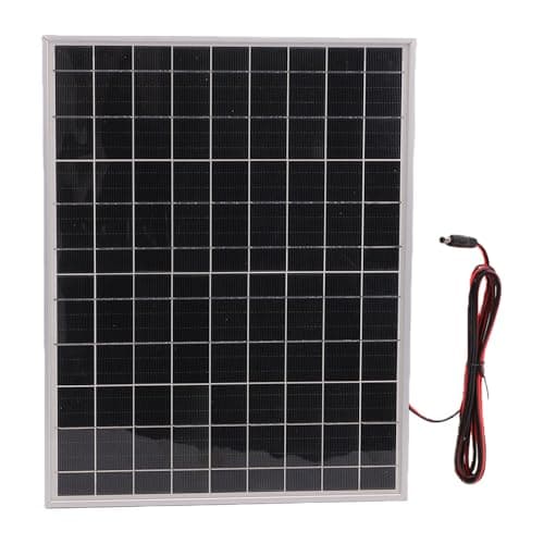 Hidyliu 100W High Efficiency Monocrystalline Solar Panel Kit with Controller for RV Boat Home Off Grid System