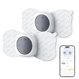Comfytemp Wireless TENS Unit Machine for Pain Relief, FSA Eligible TENS Unit Muscle Stimulator with 2 Sets, 30 Modes HSA TENS Device for Back, Rechargeable Portable with APP Control, Fathers Day Gift
