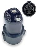 IronWatt J1772 to Tesla Charging Adapter Max 80A 240V EV Charging Accessories High Powered Connector Convert SAE J1772 Compatible with All NACS Tesla Model S/3/X/Y/Cybertruck