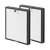 Replacement Air Purifier Filter，Compatible For MORENTO HY4866 And YIOU M1 Air Purifier，H13 Ture HEPA Filter，High Efficiency，Low Noise(2pcs Filter)