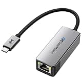 Cable Matters USB C to 10Gb Ethernet Adapter, 10GbE Type C to Ethernet Adapter, Compatible with USB4 & Thunderbolt 5/4/3, Low-Heat & Silent, Real-World Speed: ~7Gbps on Windows / ~5Gbps on macOS