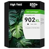 W.L.M 902XL Black Ink Cartridges for HP Printer 6978 Ink Compatible with HP 902 902XL Black Ink Cartridges use with HP Officejet Pro 6978 6968 6970 6975 6960 Printers (Black 1-Pack)
