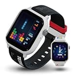 Tetris®: My Play Watch – Retro Gaming Smart Watch, No Wi-Fi or Bluetooth, Built-in Tetris®, Custom Watch Faces, Classic Arcade Sound, Heart Rate Monitor, IP67 Water Resistant.