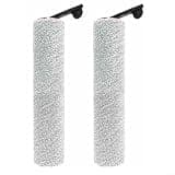 Main Brush Replacement Roller for mova for m10 Floor Scrubber Vacuum Cleaner with Plastic and Fiber Bristles for Efficient Dirt and Debris Removal on Various Surfaces, for for m10(2 Pcs)