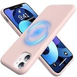 Olialia for iPhone 11 Case Silicone,Compatibilty with MagSafe [Soft Microfiber Lining] Shockproof Protective Slim Phone Cover 6.1 Inch，Pink