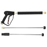 Keenso High Pressure Washer Water Spray Gun, ABS Material, 3000 PSI, Perfect for Car Cleaning and Outdoor Use