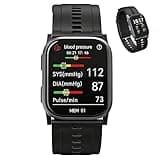 Blood Pressure Monitor Watch with FDA 510(k) Clearance, Medical Blood Pressure Monitor Watch with Heart Rate,Blood Oxygen, Sleep and Activity, Unique Inflatable Micro Air Cuff and Algorithm(Gunmetal)