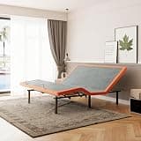 ESHINE King Adjustable Bed Frame Base - Easy to Install in 5 Minutes, Massage, Wireless Remote, Foot&Head Inclined, Zero Gravity, Dual USB Ports, Under Bed Light, 3000 Premium Series