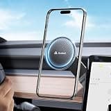andobil Upgrade Tesla Phone Mount [Strong Magnet & Foldable] MagSafe Car Mount for Tesla New Model Y Juniper Model 3, 360° Adjustable Tesla Phone Holder fits iPhone 17 16 15 Pro Max, Tesla Accessories