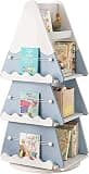 Book Shelf 360° Rotating Bookshelf Creative Tree Shape Standing Bookcase Floor Standing Book Rack Bedroom Living Room Bookshelf Organizer Use for Many Years