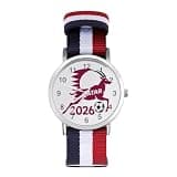 ZMYAPQO Qatar 2026 Soccer Football Watches for Men