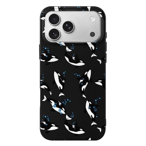 Killer Whales Case for iPhone 17/iPhone 17 Air/iPhone 17 Pro/iPhone 17 Pro Max Upgrade Bumper Case iPhone 17 Pro Max