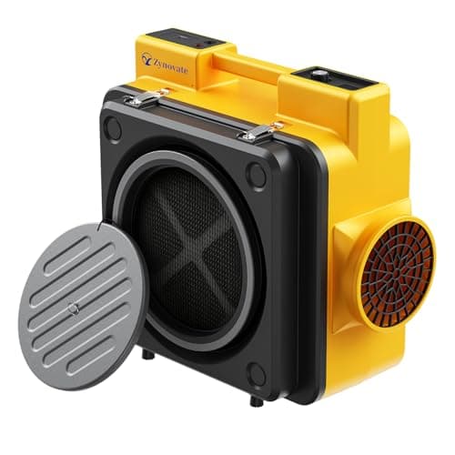 Air Scrubber 600 CFM with 4-Stage Filtration, Stackable Negative Air Machine for Home, Industrial and Commercial Use, Water Damage Restoration Equipment, Airborne Cleaner HEPA Scrubber with 4 Filters